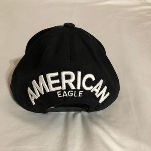 American Eagle Black Snapback Hat